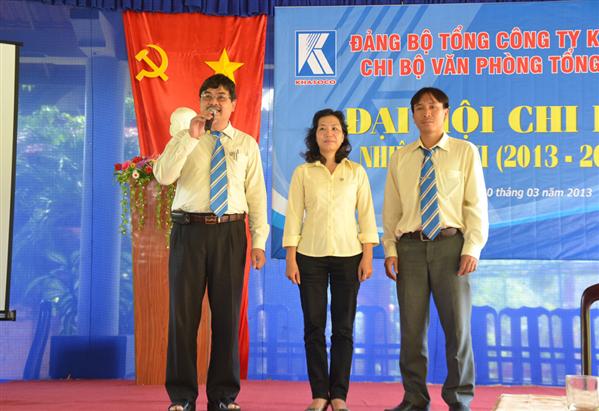 Đại hội Chi bộ Văn phòng Tổng Công ty Khánh Việt nhiệm kỳ XI (2013 - 2015) 