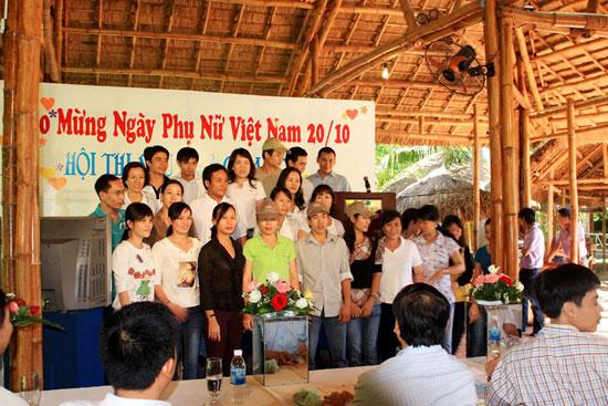 Xí nghiệp In Bao bì Khatoco tổ chức "Hội thi nấu ăn – cắm hoa mừng ngày phụ nữ Việt Nam 20-10"