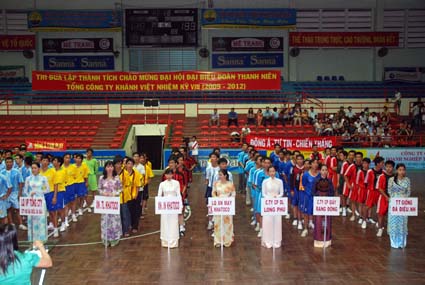 Khai mạc Giải bóng đá mini Đoàn thanh niên Tổng công ty Khánh Việt năm 2009