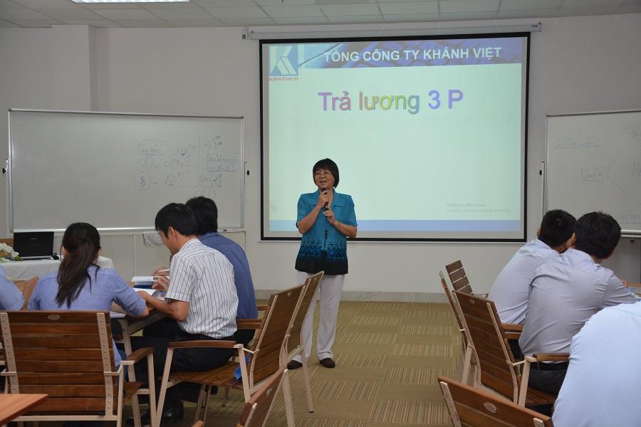 Tổng Công ty Khánh Việt (Khatoco) tổ chức khóa đào tạo "Phương pháp trả lương theo 3P (Vị trí - năng lực - Hiệu quả)"