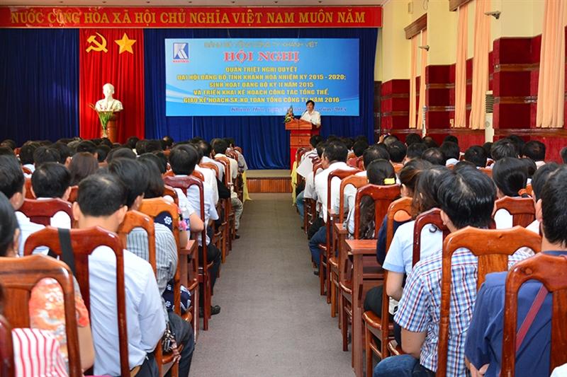 Hội nghị Đảng bộ Tổng công ty Khánh Việt kỳ 2 năm 2015