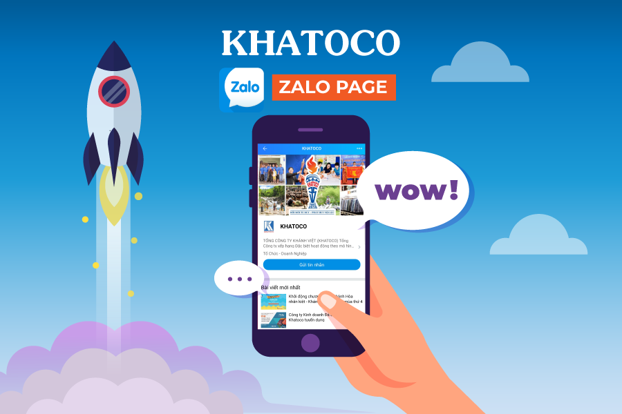 Giới thiệu kênh Zalo page Khatoco