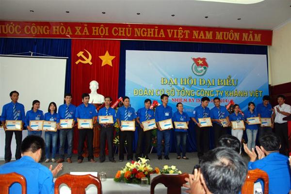 Đoàn cơ sở Tổng Công ty Khánh Việt tổ chức Đại hội lần thứ IX nhiệm kỳ 2012 - 2014 