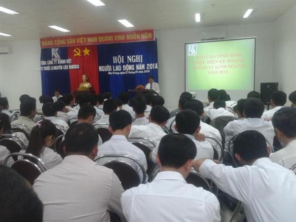 Hội nghị Người lao động năm 2014 của Công ty Thuốc lá nguyên liệu Khatoco
